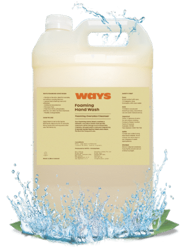 Foaming Hand Wash Product Image + Watersplash