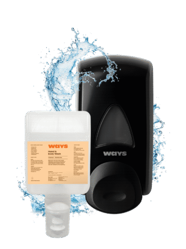 Hand & Body Wash (Dispenser) Product Image + Watersplash