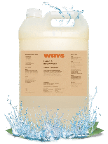 Hand & Body Wash Product Image + Watersplash