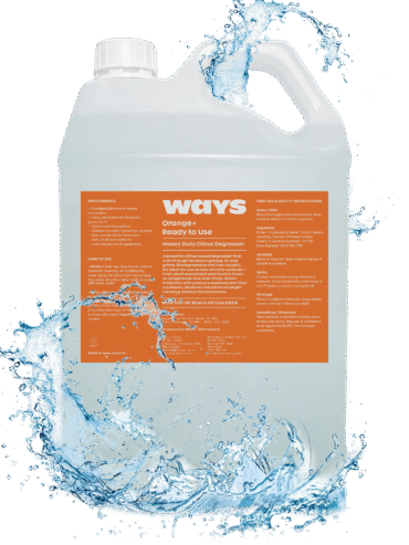 Ways Orange+ Ready to Use Product Image + Watersplash